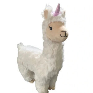 AMERICAN Girl Doll Chrissa’s Pet Llama Unicorn Starburst Retired 12” Whi…